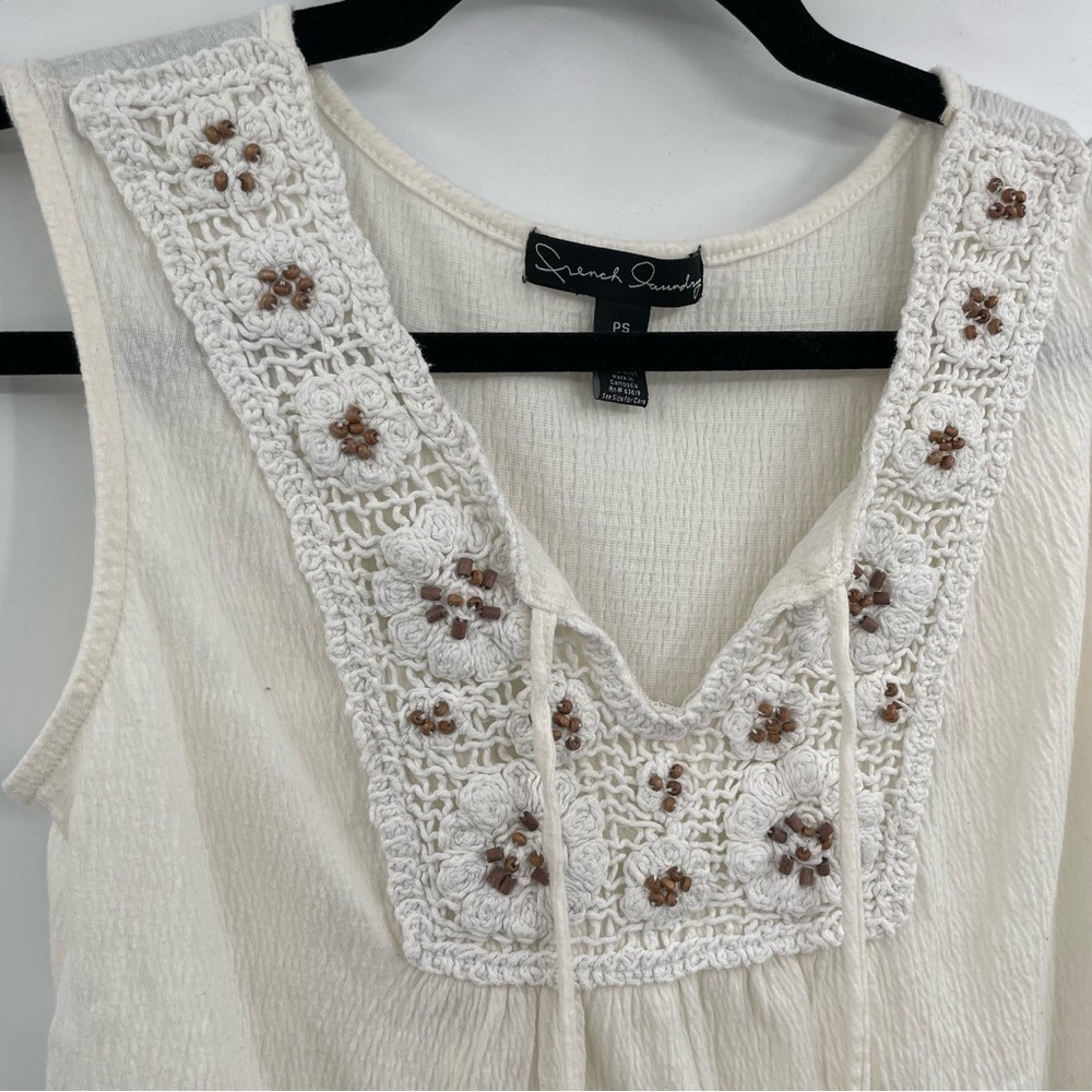 Boho Lace Detailed Tank Top - Picture 3 of 10